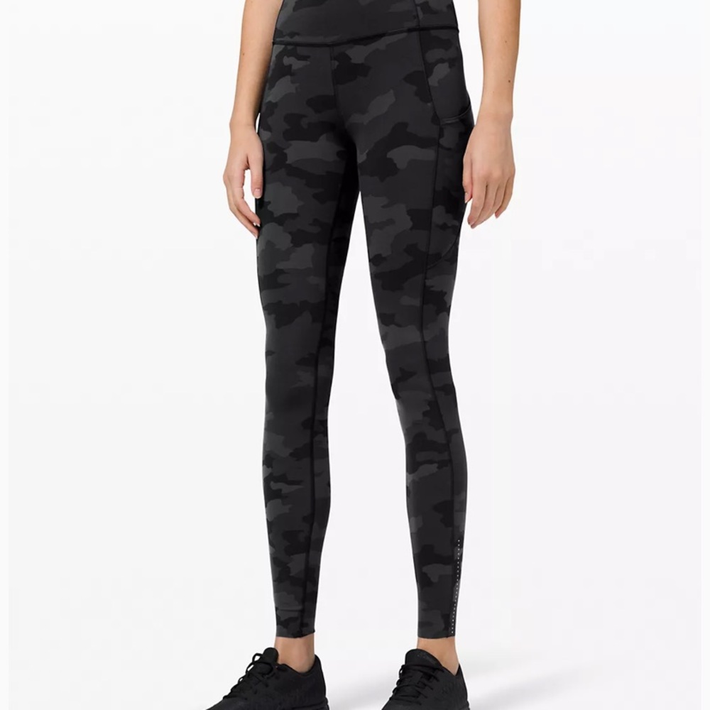 Lululemon Fast and Free 25’ length camo